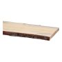 HYLLPLAN FURU MED BARK 18X350-400X2000 MM