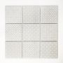 MOSAIK RETRO SQUARE GRÅ BLANK 9,7X9,7CM PRIS PER ARK