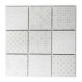 MOSAIK RETRO SQUARE GEO VIT BLANK 9,7X9,7CM PRIS PER ARK