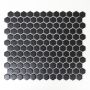MOSAIK HEXAGON SVART MATT 2,3X2,6CM PRIS PER ARK