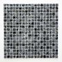 MOSAIK ICE CUBE SQUARE MIX BLACK GLASS PRIS PER ARK