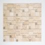 MOSAIK SJÄLVHÄFTANDE TRAVERTINE BEIGE 30X30CM PRIS PER ARK