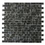 MOSAIK INTERLOCK CHIC BLACK 29,8X30,4CM PRIS PER ARK