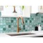 MOSAIK PLANET SQUARE MIX GREEN GLASS PRIS PER ARK