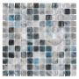 MOSAIK NATURE SQUARE GLASS/STONE BLUE MIX 