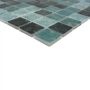 MOSAIK NATURE SQUARE  ECO BALI GLASS/STONE GREEN MIX  