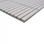 MOSAIK BAMBOO RECTANGLE WHITE GLOSSY PRIS PER ARK