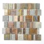 MOSAIK WELSCHEIT RECTANGLE STONE/COPPER MIX PRIS PER ARK