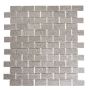 MOSAIK WELSCHEIT QUARTZ ARTIFICIAL BRICK GRÅ 30X32CM PRIS PER ARK