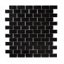 MOSAIK QUARTZ ARTIFICIAL BRICK SVART 30X32CM PRIS PER ARK