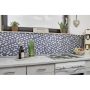 MOSAIK WELSCHEIT MODERN BRICK ALU MIX ALU/SVART PRIS PER ARK