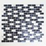 MOSAIK WELSCHEIT MODERN BRICK ALU MIX ALU/SVART PRIS PER ARK