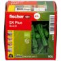 EXPANDERPLUGG FISCHER SX PLUS 8X40MM GRÖN 90ST/FRP