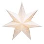 ADVENTSSTJÄRNA MARKSLÖJD SATURNUS 45CM VIT        