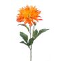 KONSTVÄXT EMERALD DAHLIA 60CM ORANGE