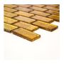 KRISTALLMOSAIK BRICK GOLD STRUCTURE 4.8X2.3CM 4MM