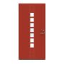 YTTERDÖRR SWEDOOR CHARACTER DOTS 10X21 VÄNSTER RÖD