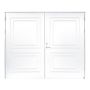 GARAGEPORT LEKSANDSDÖRREN TIDLÖS HELGÅS 25X20 VÄNSTER VIT