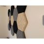 AKUSTIKPANEL FIBROTECH HEXAGON BOX 289X250MM 18ST SVART 