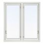 FÖNSTER SVENSKA FÖNSTER SIDOHÄNGT F2 2-GLAS FRITID 12X16 VIT