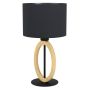 BORDSLAMPA EGLO BASILDON SVART