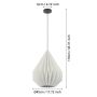 PENDELLAMPA EGLO PENDEL MINTING Ø45CM