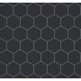 KITCHENBOARD FIBO BLACK HEXAGON  2024-KM71 