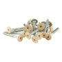 MONTAGESKRUV FIBROTECH TX25 5X45MM BEIGE 100ST/FRP