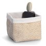 FÖRVARINGSKORG ZELLER MOSAIC BEIGE 28,5X28,5X28 CM