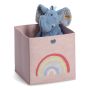 FÖRVARINGSKORG ZELLER ROSY REGNBÅGE 28X28 CM