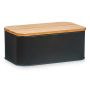 BRÖDLÅDA ZELLER MED BAMBULOCK 30,5X18 CM SVART