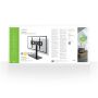 BORDSSTATIV NEDIS FAST STAND 32-65" 45KG SVART 