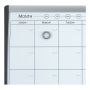 WHITEBOARD NOBO PLANERINGSTAVLA MAGNETISK 585X430 MM 