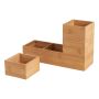 FÖRVARINGSLÅDOR BAMBU 4-PACK