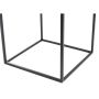 BLOMLÅDA PÅ STATIV SVART 28X28 CM