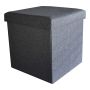 SITTPUFF DIGGERS MED FÖRVARING GRÅ 38X38X38 CM