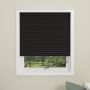 PLISSÉGARDIN DUBAI MÖRKLÄGGANDE 120X130CM SVART  