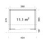 STUGA PALMAKO INES SLIDE+ 11,1M²