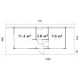 STUGA PALMAKO CECILIA 21,8M²