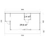STUGA PALMAKO CECILIA 32M²                      