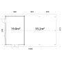 STUGA PALMAKO IRENE MED CARPORT 19,0+33,2M²