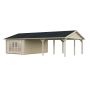 STUGA PALMAKO IRENE MED CARPORT 19,0+33,2M²