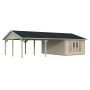 STUGA PALMAKO IRENE MED CARPORT 19,0+33,2M²