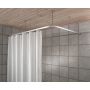 DUSCHDRAPERISTÅNG DEBEL UNIVERSAL SKENA KROM JUSTERBAR