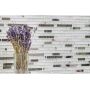 MOSAIK DIAMOND MIX WHITE GLASS  PRIS PER ARK