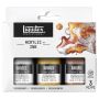 AKRYLBLÄCK LIQUITEX AKTRYLFÄRGSET IRIDESCENTS 3X30ML