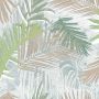TAPET BOUTIQUE JUNGLE GLAM, WHITE/GOLD/GREEN 