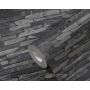 TAPET A.S CREATION BEST OF WOOD&STONE 2 STONE BLACK 91422-4