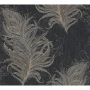 TAPET A.S. CREATION MATA HARI FEATHER SVART 38009-4