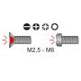 SKRUVUTDRAGARE MATADOR M2,5-M6